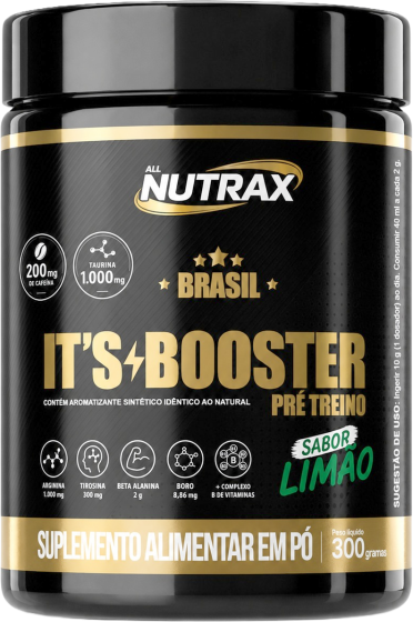 Its Booster Pré-Treino 300g Sabor Limão